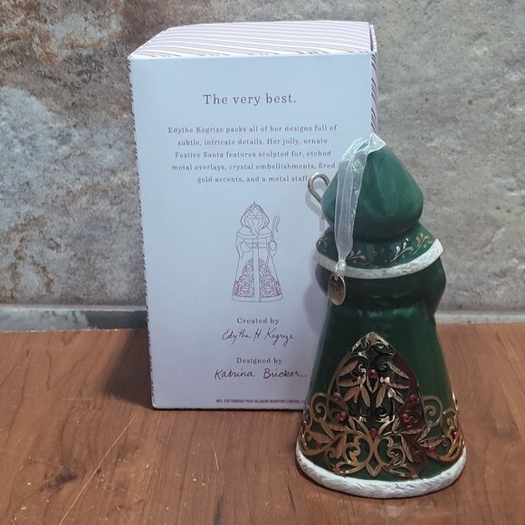 Hallmark Festive Santa 2016 Christmas Tree Ornament - Picture 4 of 14